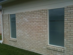 Window Frosting - garage